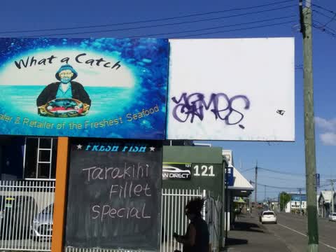 Graffiti, a report photo