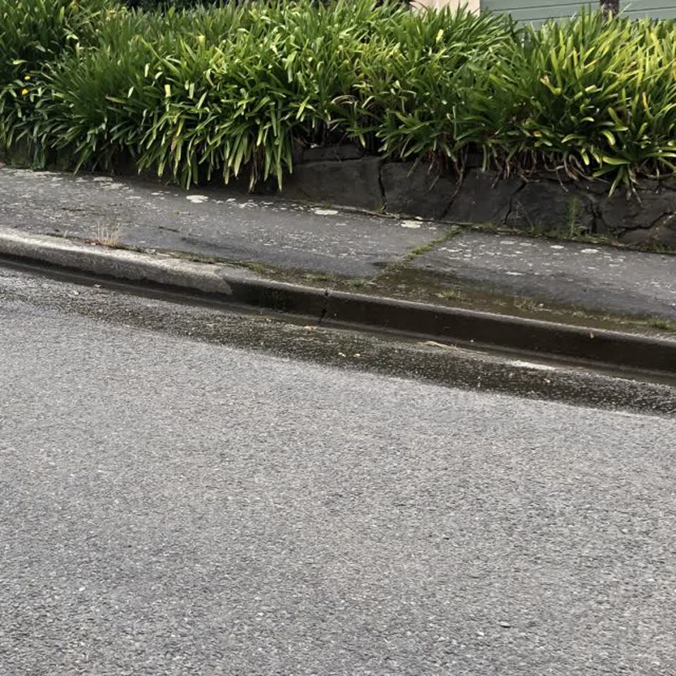 The photograph attached to this water leak report