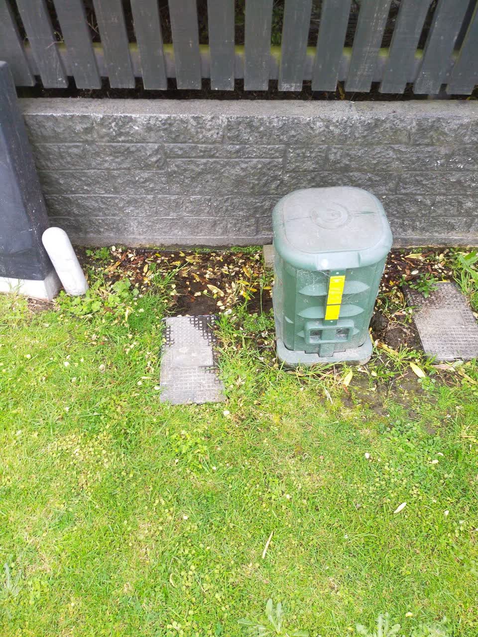 The photograph attached to this water leak report