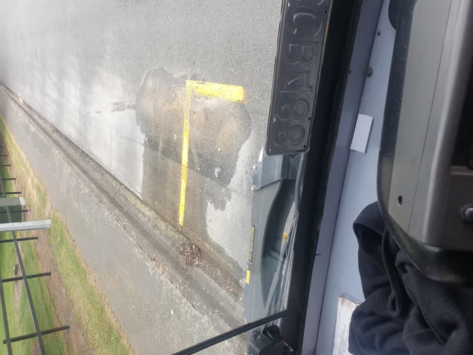 The photograph attached to this water leak report