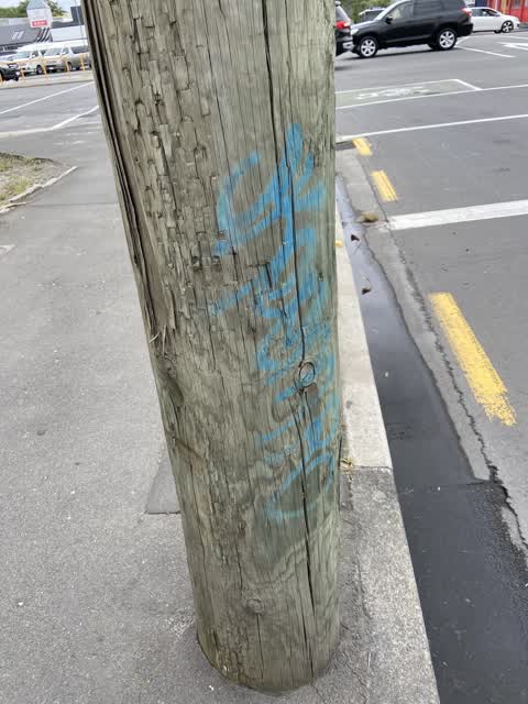 Graffiti, a report photo