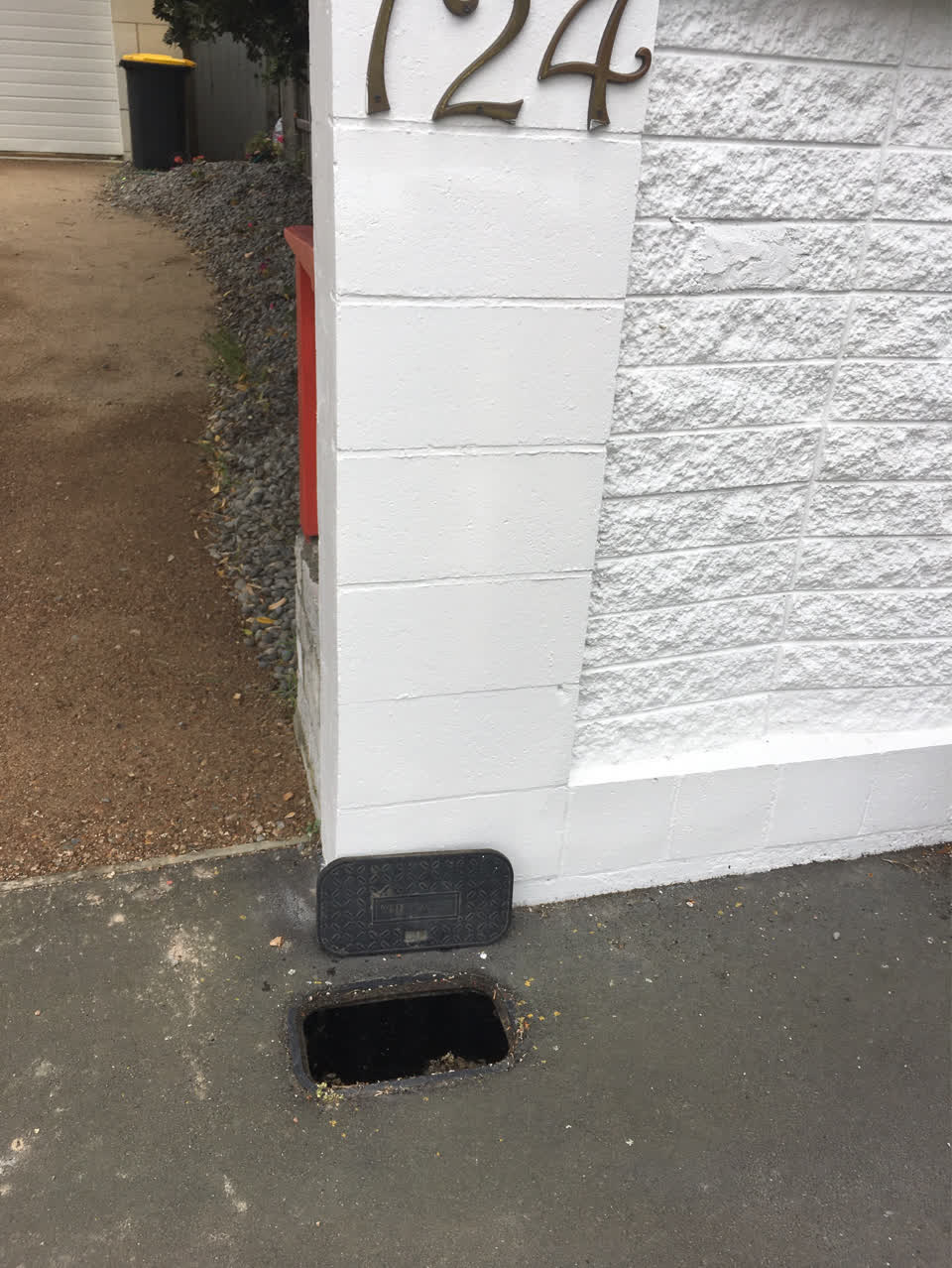 The photograph attached to this water supply report