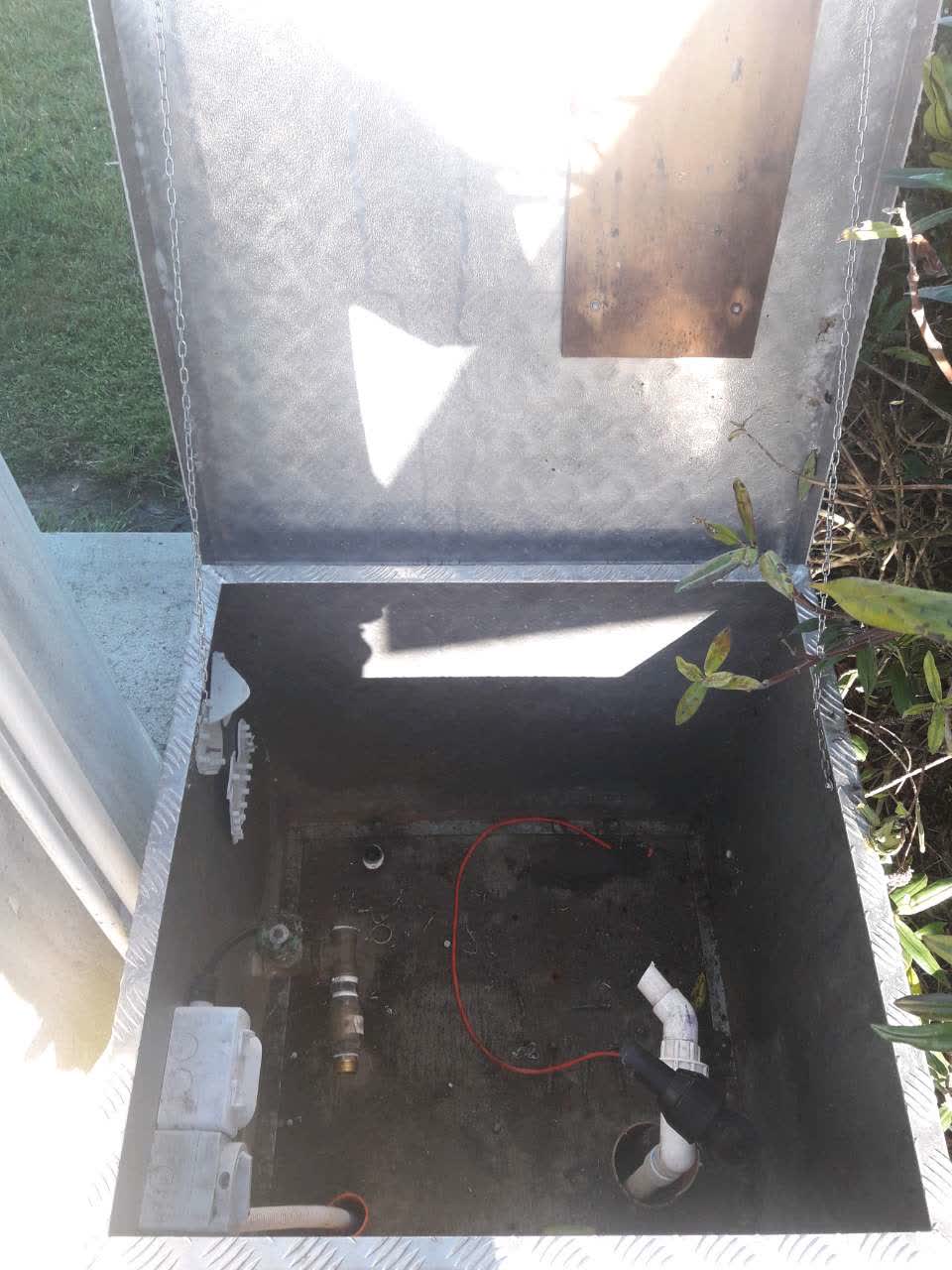 The photograph attached to this water supply report