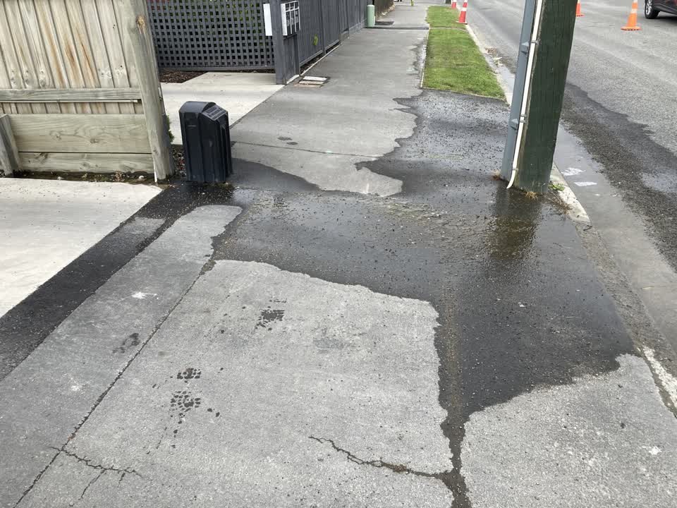 The photograph attached to this water supply report