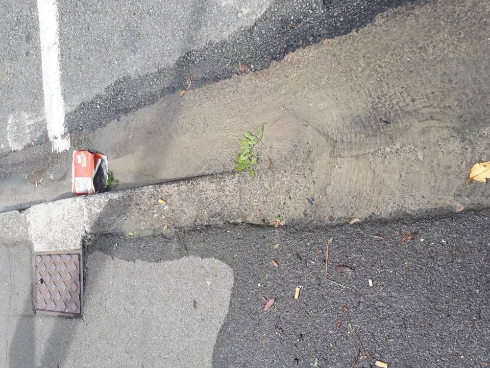 The photograph attached to this wastewater/stormwater report