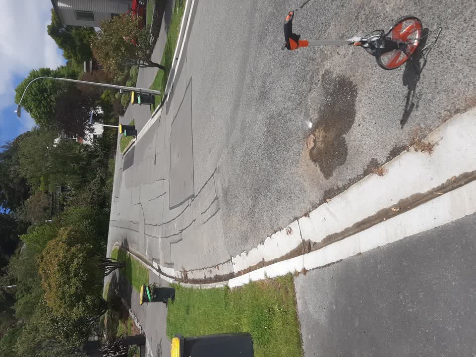 The photograph attached to this water leak report