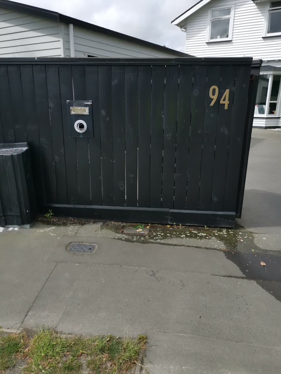 The photograph attached to this water leak report