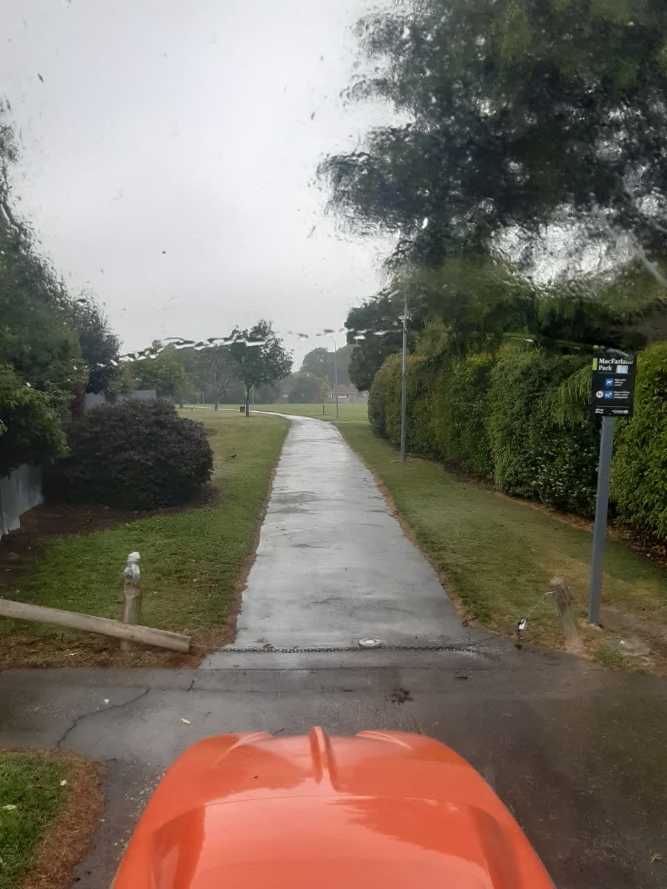 The photograph attached to this parks report