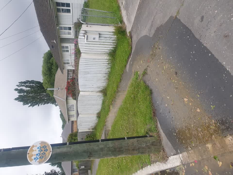 The photograph attached to this water leak report