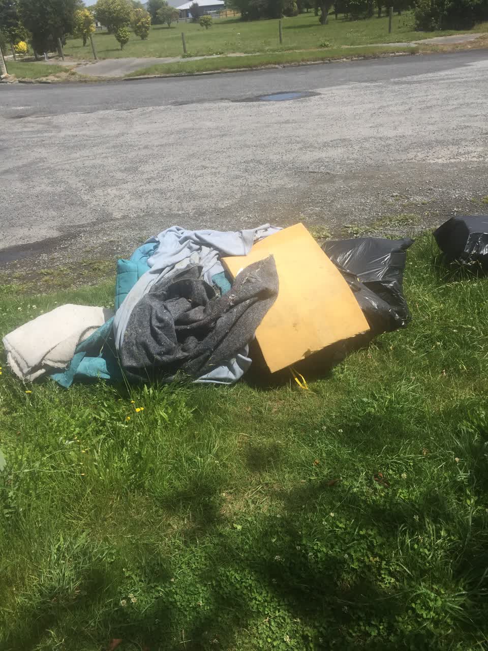 The photograph attached to this rubbish/recycling report