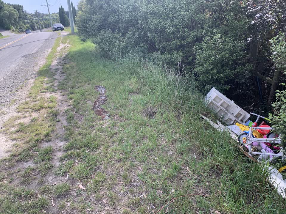 The photograph attached to this rubbish/recycling report