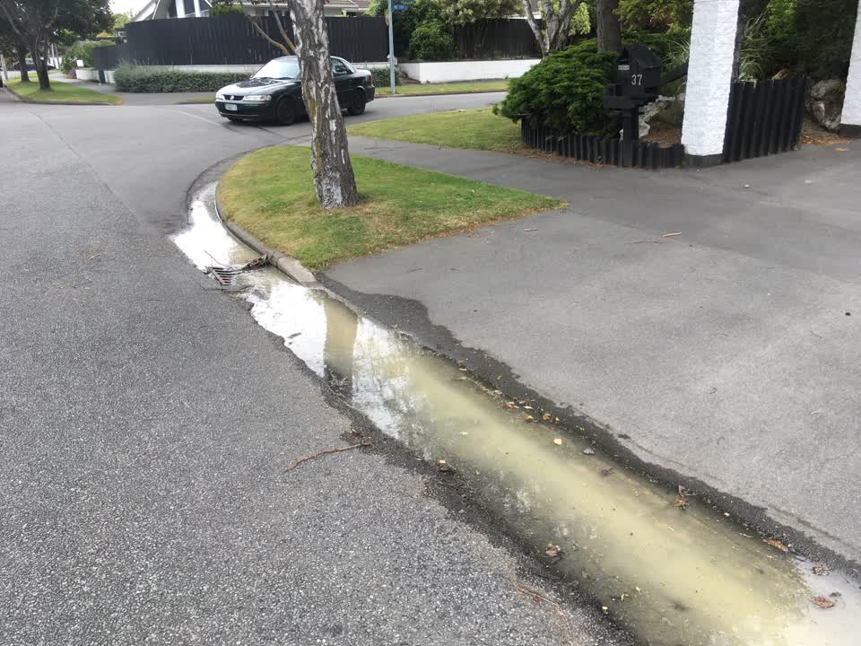 The photograph attached to this wastewater/stormwater report
