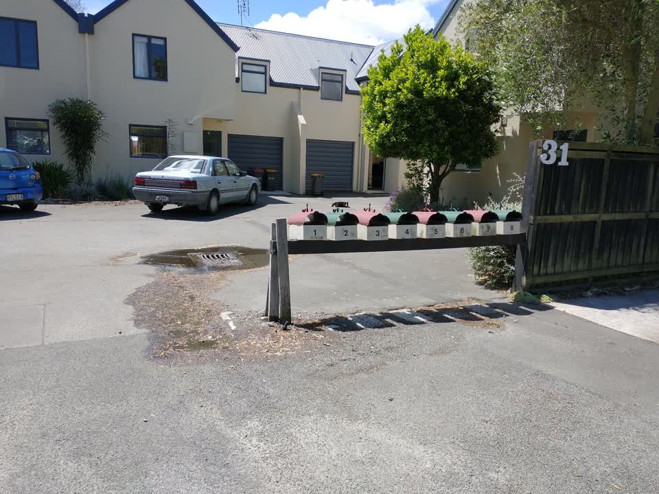 The photograph attached to this water leak report
