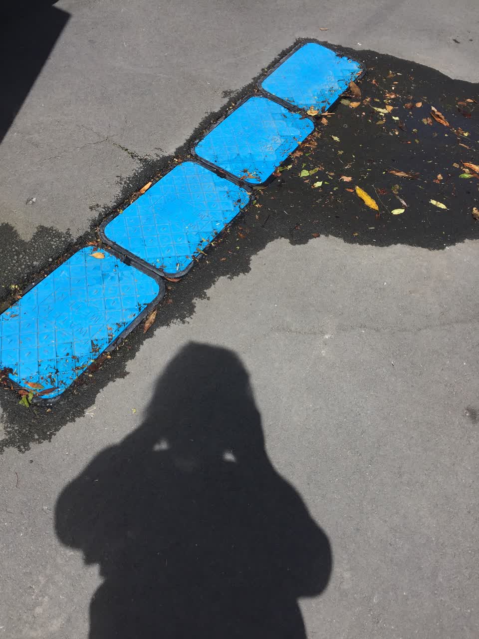 The photograph attached to this water leak report