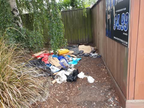 Rubbish/Recycling, a report photo
