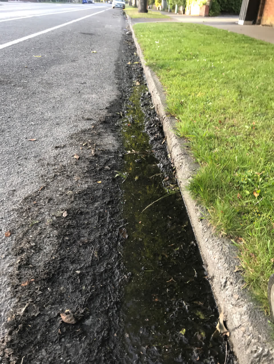 The photograph attached to this wastewater/stormwater report