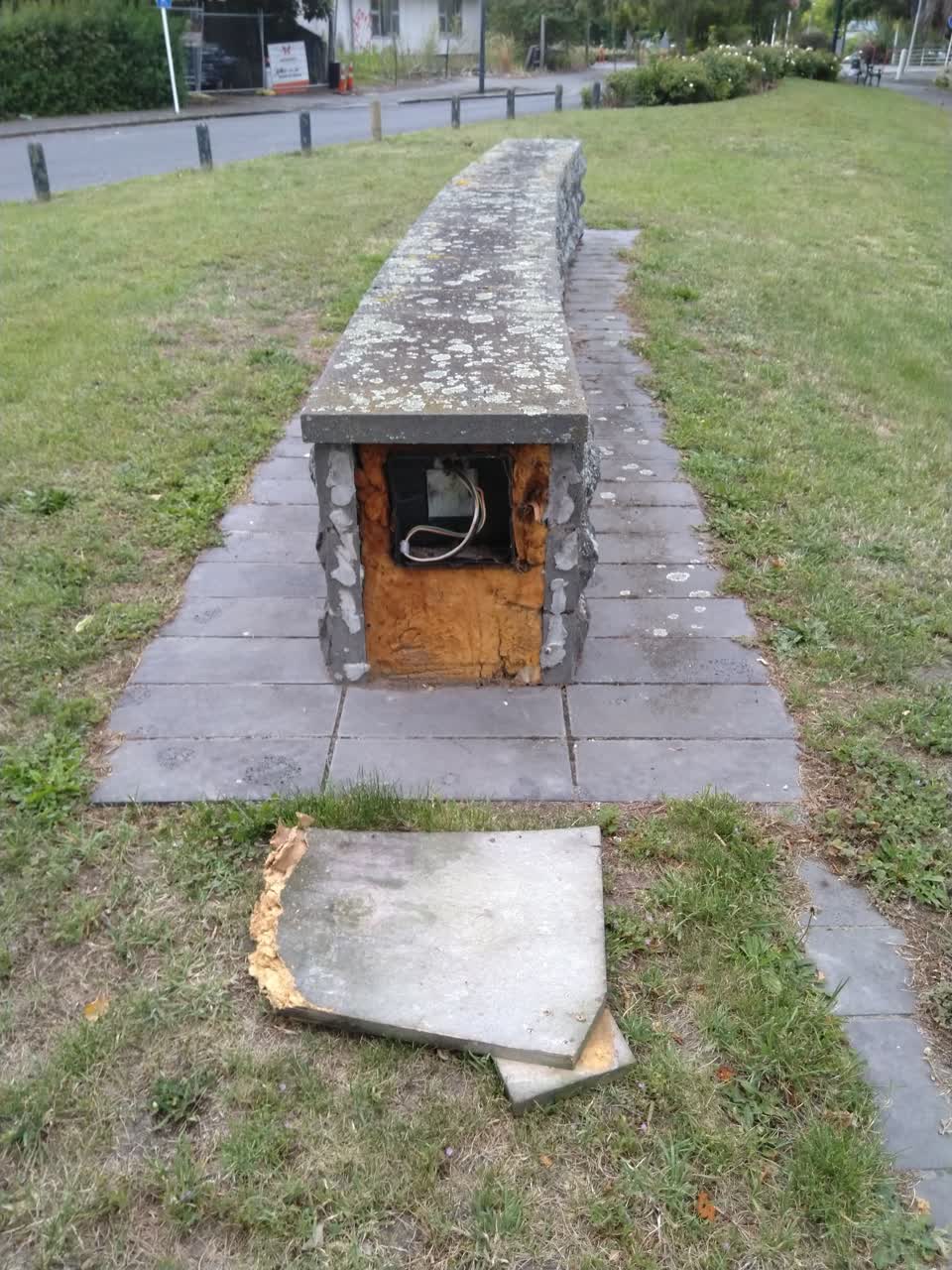 The photograph attached to this parks report