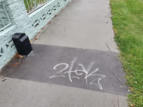 Graffiti, a report photo