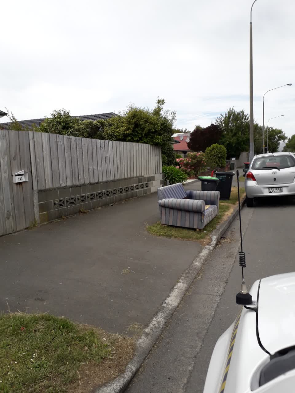 The photograph attached to this rubbish/recycling report