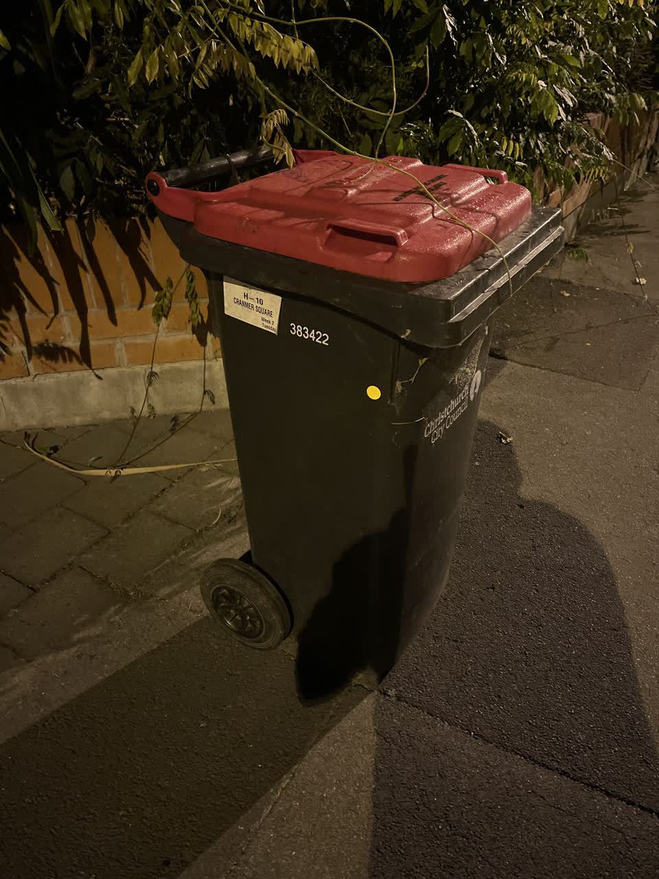 The photograph attached to this rubbish/recycling report
