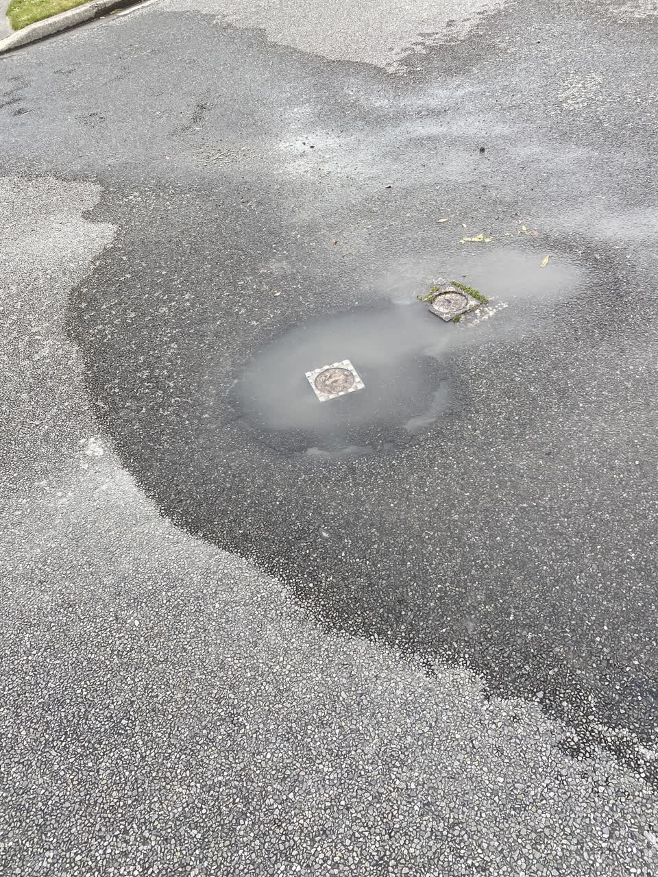 The photograph attached to this wastewater/stormwater report