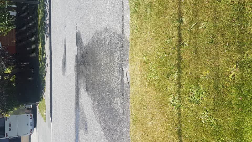 The photograph attached to this water leak report
