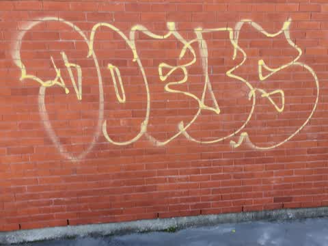 Graffiti, a report photo