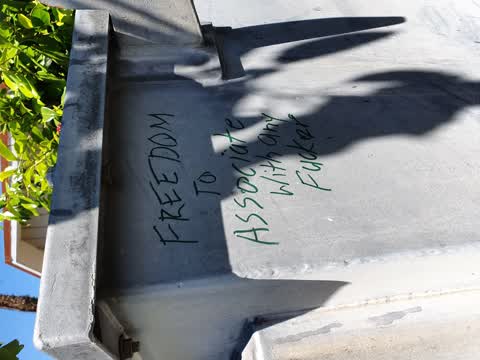 Graffiti, a report photo
