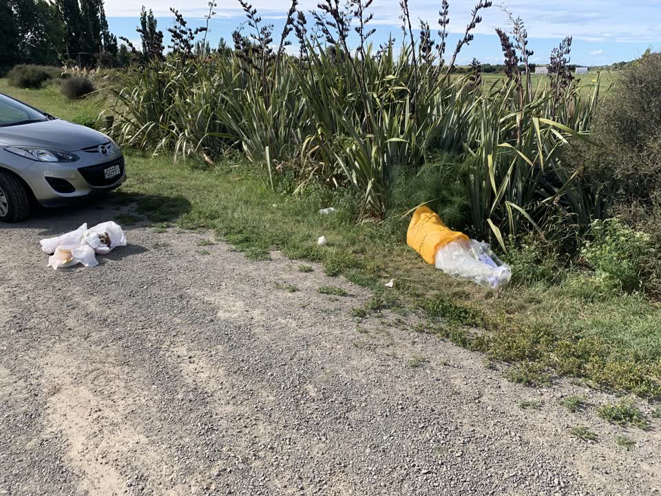 The photograph attached to this rubbish/recycling report