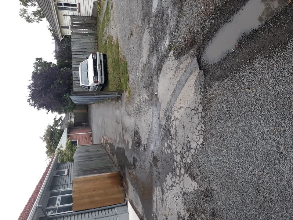 The photograph attached to this water leak report