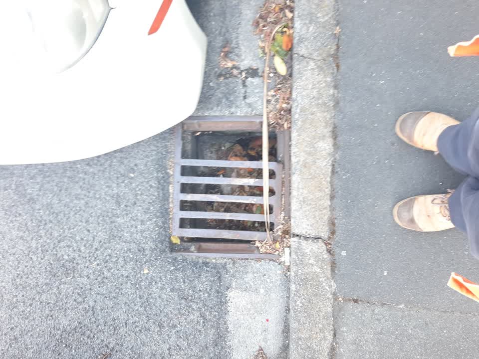 The photograph attached to this wastewater/stormwater report