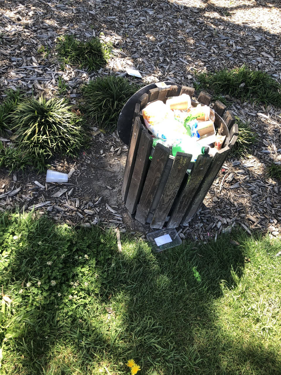 The photograph attached to this parks report