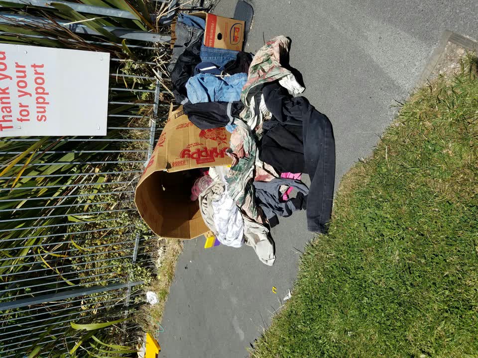 The photograph attached to this rubbish/recycling report