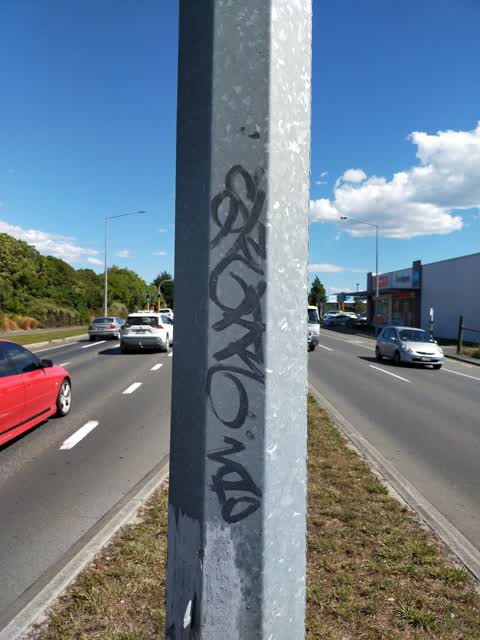 Graffiti, a report photo
