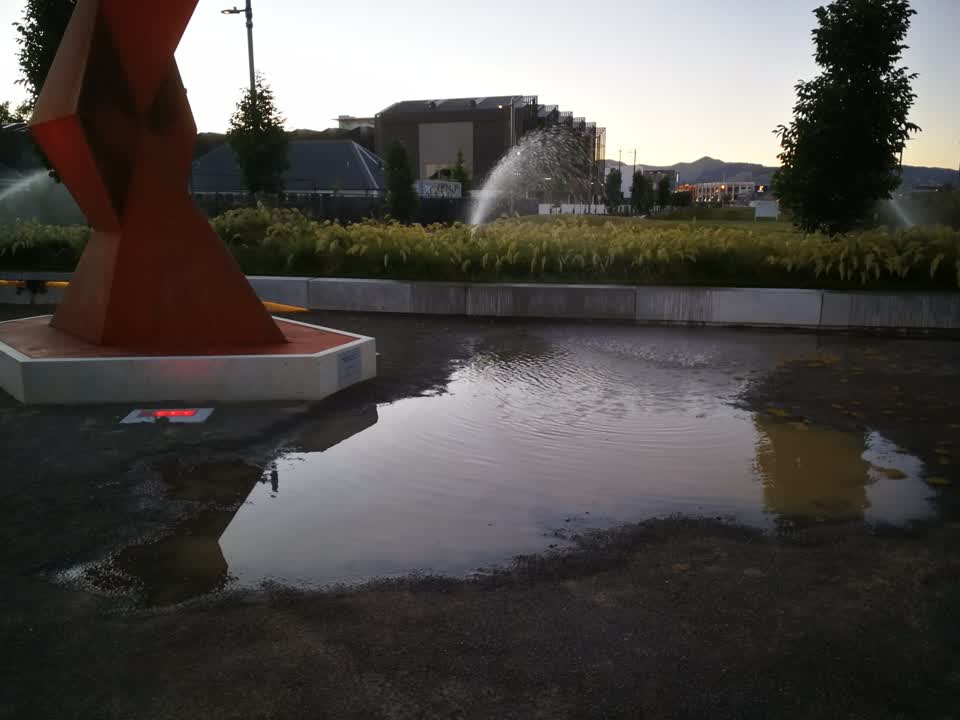 The photograph attached to this water supply report