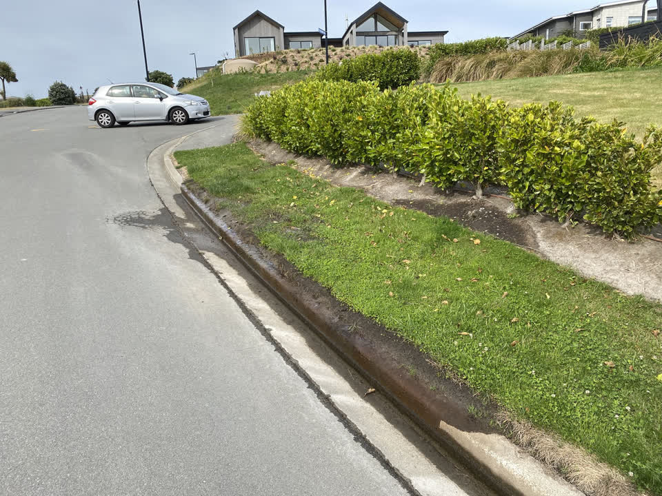 The photograph attached to this wastewater/stormwater report
