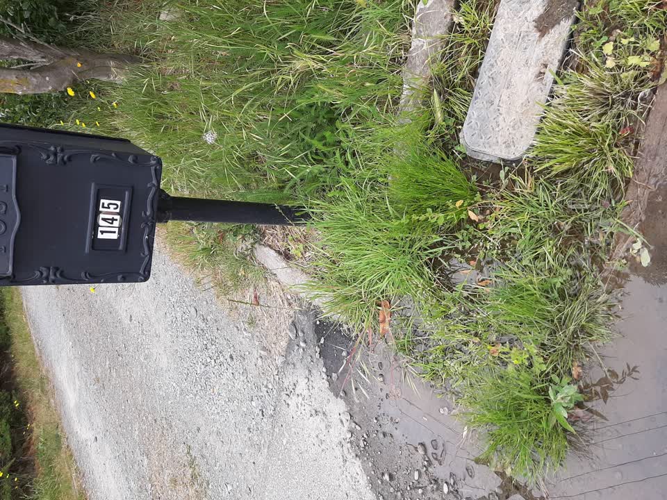 The photograph attached to this water leak report