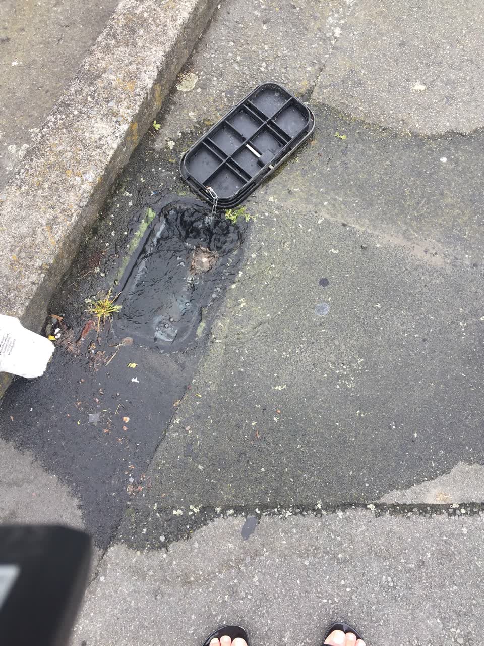 The photograph attached to this water supply report