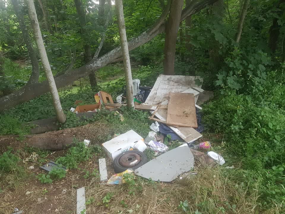 The photograph attached to this rubbish/recycling report
