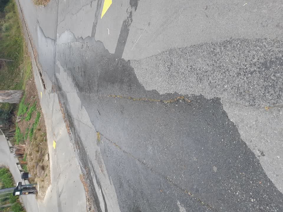 The photograph attached to this water leak report
