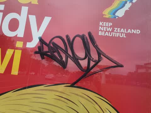 Graffiti, a report photo