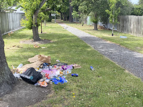 Rubbish/Recycling, a report photo