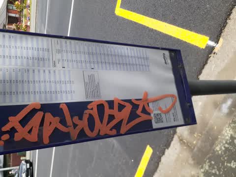 Graffiti, a report photo