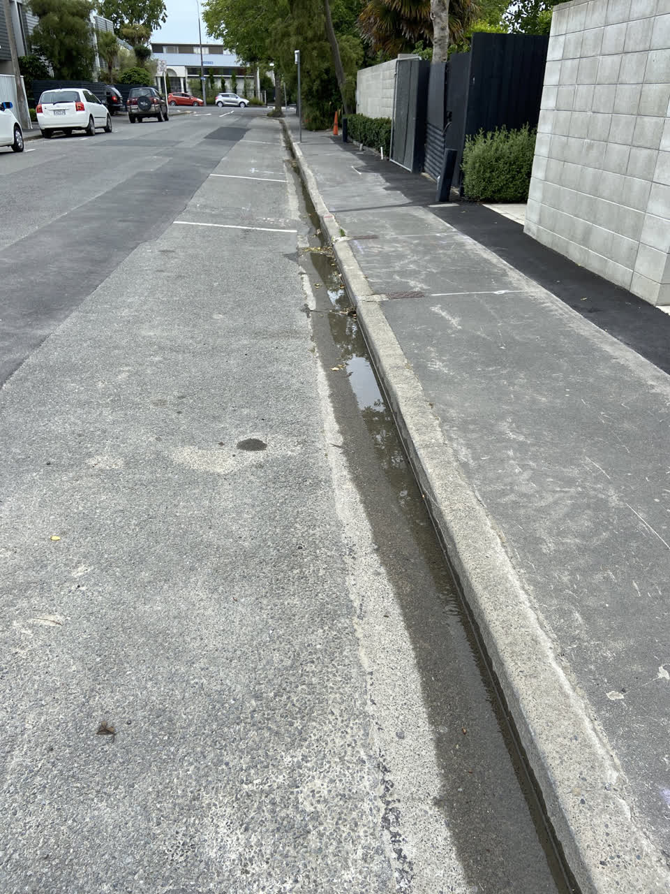 The photograph attached to this water leak report