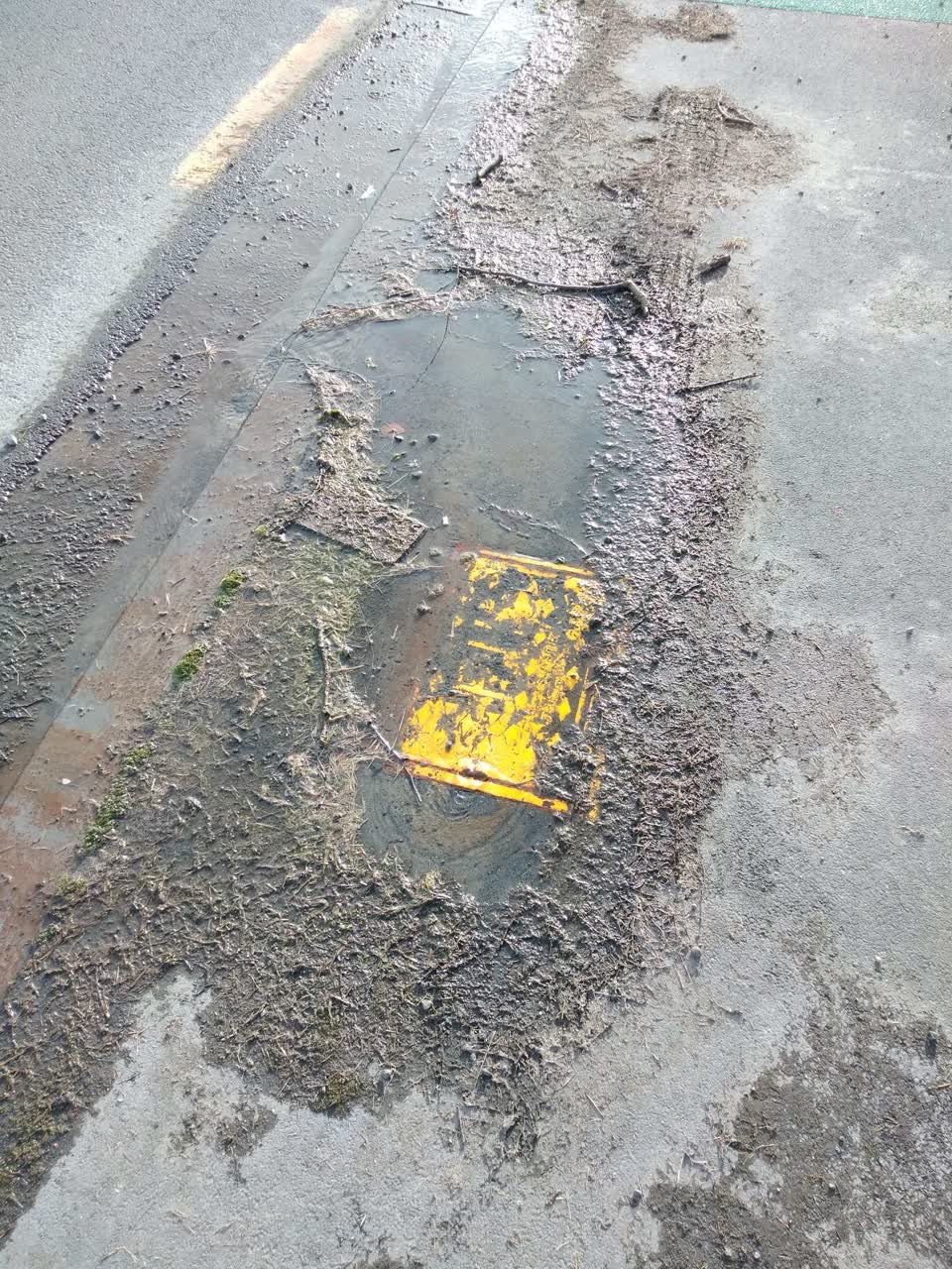 The photograph attached to this wastewater/stormwater report