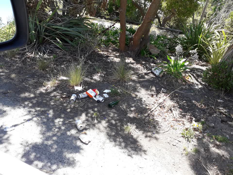 The photograph attached to this rubbish/recycling report