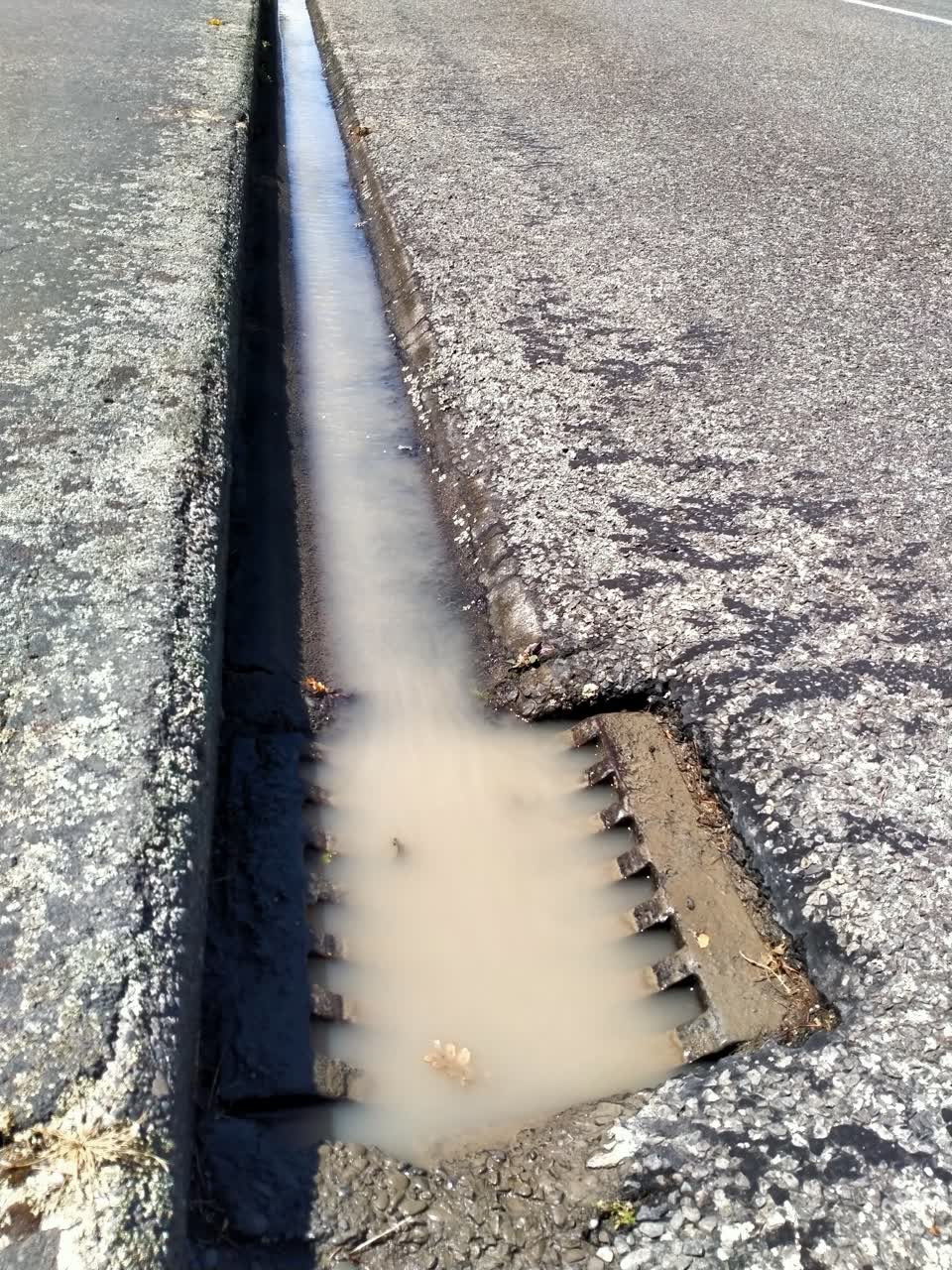 The photograph attached to this wastewater/stormwater report