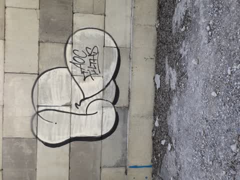 Graffiti, a report photo