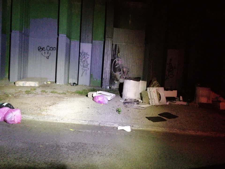 The photograph attached to this rubbish/recycling report
