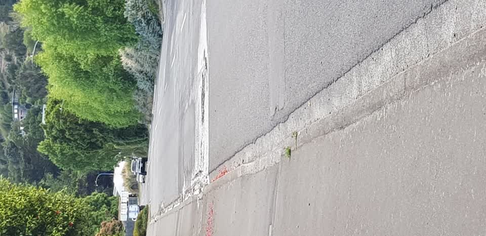The photograph attached to this water leak report